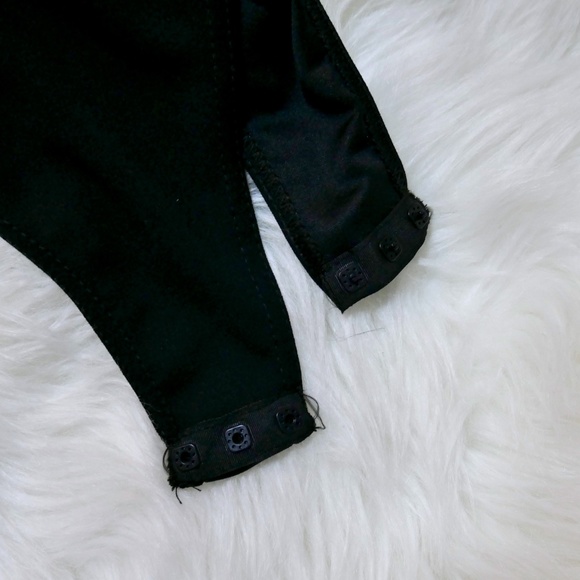 NASTY GAL NWT Black Bodysuit V Size 2 - Picture 7 of 8